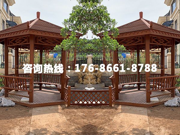 防腐木凉亭