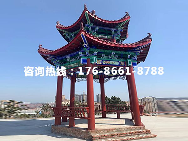 仿古双层亭