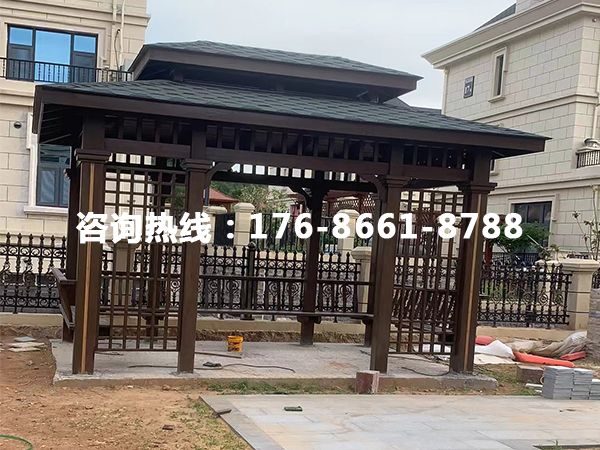 防腐木双层亭
