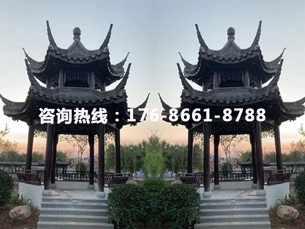 某公园凉亭完工交付